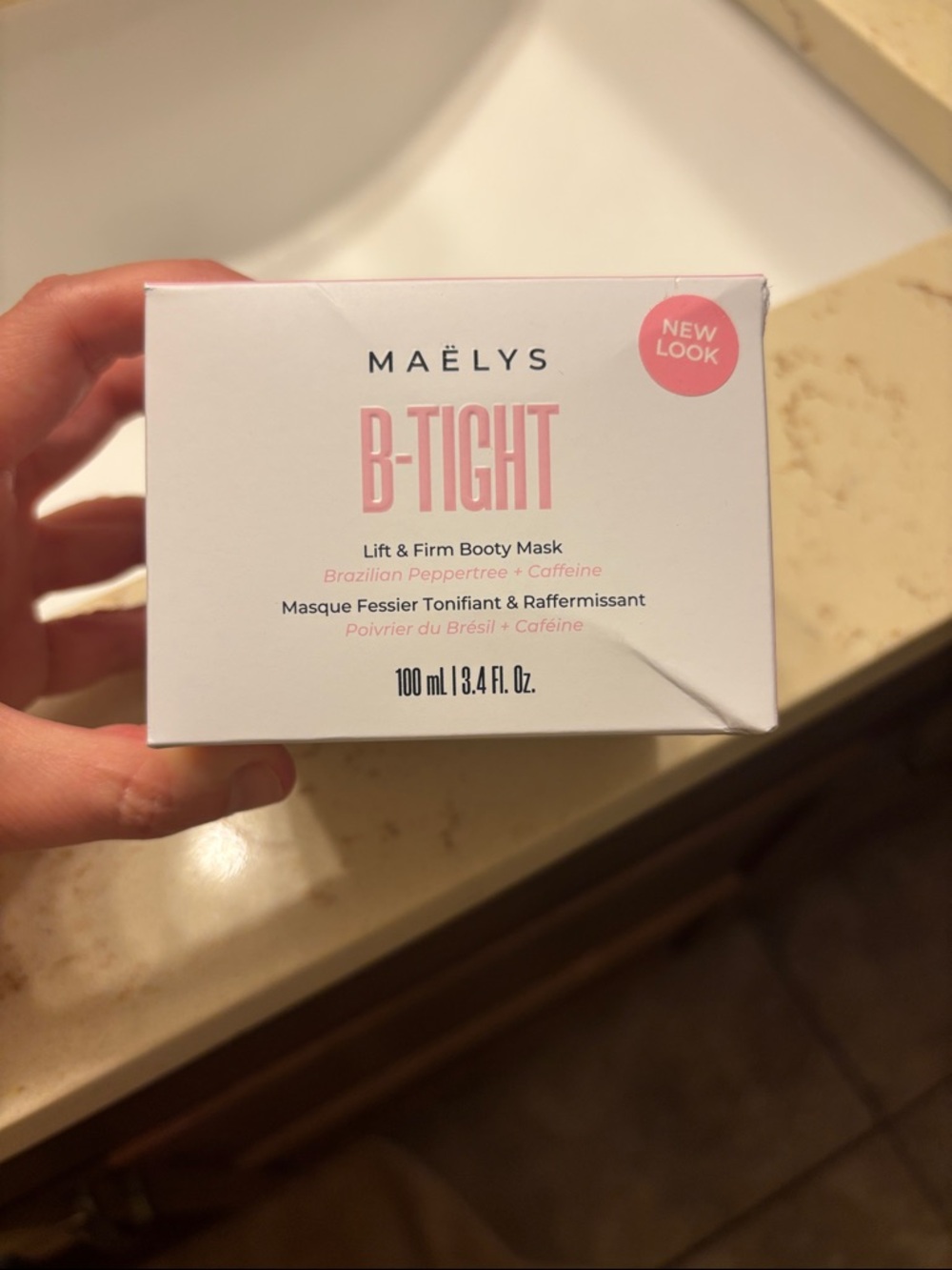 Maëlys B-Tight Lift & Firm Booty Mask - Pink/White